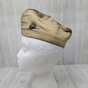Vintage USMC‎ Summer Cap Military Marines WWII 1940s 40s